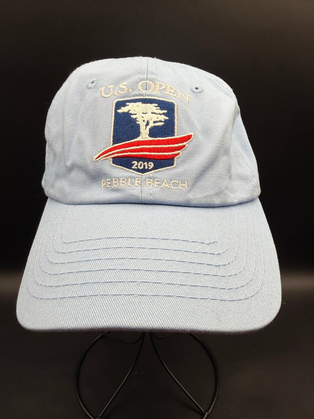 2019 US Open Pebble Beach USGA Member Golf Hat Light Blue Adjustable Cap